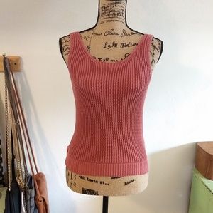Never Worn Moon & Madison Small Rose Knit Crop Top